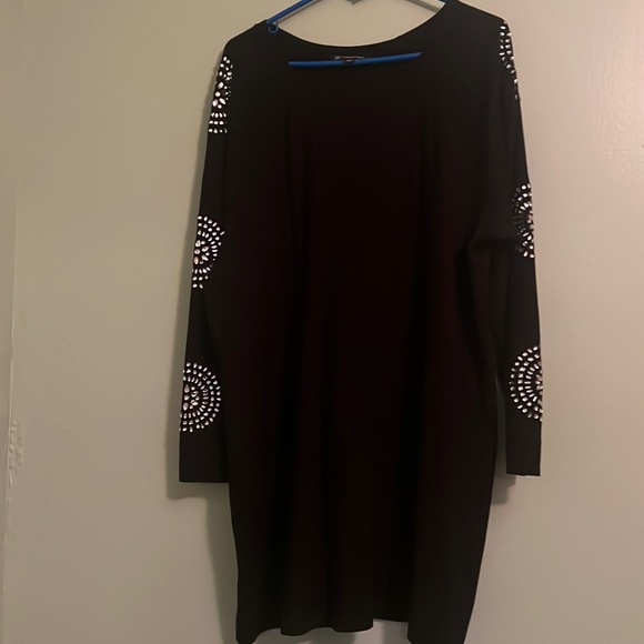 INC International Concepts Dresses & Skirts - WOMENS ELEGANT SWEATER DRESS WITH RHINESTONE SLEEVES NWOT